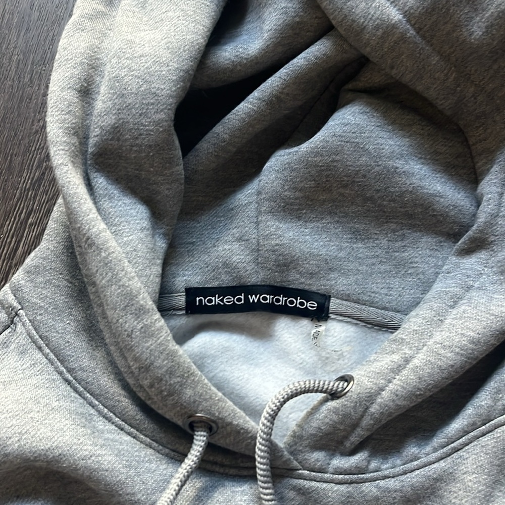 naked wardrobe cropped hoodie - Picture 6 of 6